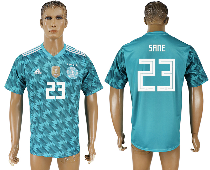 Maillot de foot coupe du monde 2018 ALLEMAGNE #23 SANE BLEU.jpg